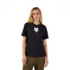 T-SHIRT DAMSKI FOX HEAD BLACK XS